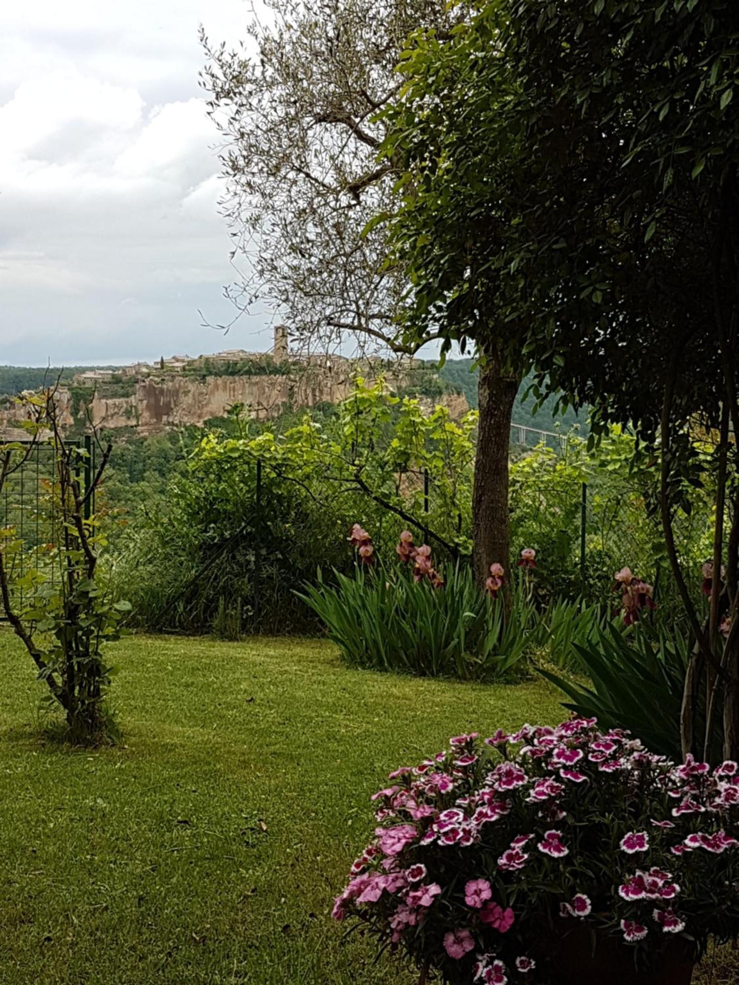 Casa Con Vista Mozzafiato Su Civita Di Bagnoregio Villa Lubriano Exterior foto